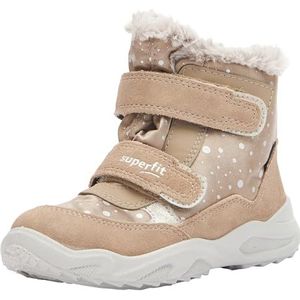 Superfit Glacier warm gevoerde Gore-tex sneeuwlaarzen voor meisjes, beige 4000, 28 EU Breed