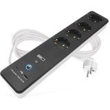 EMOS - GoSmart - 4-voudige Stekkerdoos - Smart Home - 2 m - Met USB-poorten