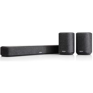 Denon Home Draadloos 5.0 Dolby Atmos Surround Sound Systeem, 550 Soundbar + 2x 150 NV Luidsprekers