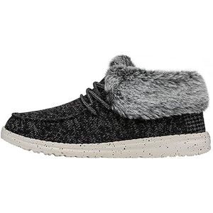 Hey Dude Dames Wendy Fold Moccasin, zwart, 36 EU