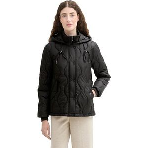 TOM TAILOR Gewatteerde gewatteerde damesjas, 14482 - Deep Black, XXL
