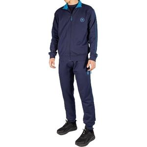 hermet Homewea Pyjama van opgeruwd sweatshirt voor kinderen, uniseks set voor kinderen en jongens, Blauw, 12 Jaar