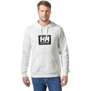 Helly Hansen Heren HH Box Hoodie, 003 Wit, L