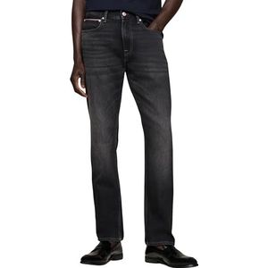 Tommy Hilfiger Heren Regular Mercer STR Tundra BLK MW0MW36676 Straight, Denim (Tundra Black), 28W/30L, Denim (Tundra Zwart), 28W / 30L