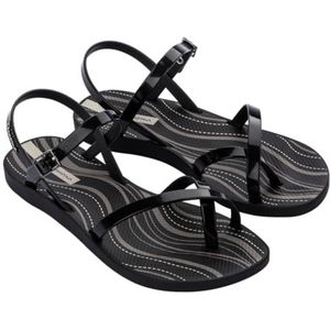 Ipanema Fashion Sand VIII FEM, Zwart Grijs Beige, 35/36 EU