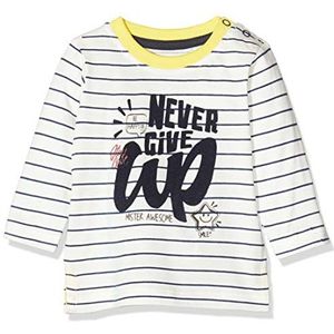 Blue Seven baby-jongen mini shirt met lange mouwen gestreept met frontprint sweatshirt