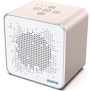 White Noise Machine, RENPHO Sound Machine voor slapende baby, volwassene met 36 rustgevende geluiden en geheugentimerfunctie, privacyruisonderdrukking voor kantoor, draagbaar voor thuisreizen