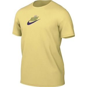 Nike Heren M Nk Sw Ss Shirt, Soft Yellow, FQ3748-722, 3XL