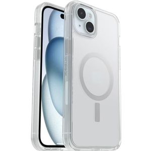 OtterBox Symmetry Clear voor MagSafe doorzichtige hoes voor iPhone 15 Plus/iPhone 14 Plus, dunne beschermende hoes, 3x getest volgens militaire standaard, Transparent, Zonder Verpakking