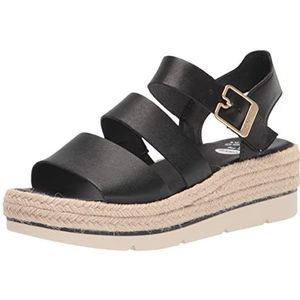 Dr. Scholl's Shoes Espadrilles voor dames, eenmalig, zwart, glad, 41 EU