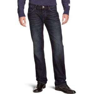 Cross Jeans heren/Brad, blauw (Reverse Dark Blue Used), 34W x 34L