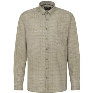 bugatti Vrijetijdshemd voor heren, 1:1 mouw, groen, XL