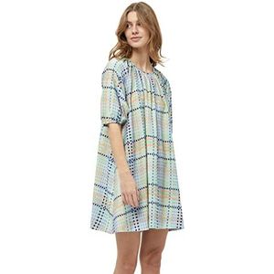 Minus Luretta korte jurk voor dames, mango sorbet print, 6, Print mango sorbet, 32