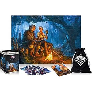 Good Loot The Witcher Journey of Ciri puzzel | Inclusief poster en tas | Game-artwork voor volwassenen en tieners | Cadeau voor een gamer | Kerstcadeau | Verjaardagscadeau | 1000 stukjes | 68 x 48 cm