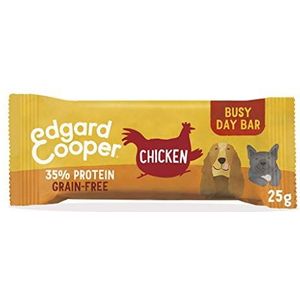 Edgard & Cooper Traktaties voor honden puppy's en grotere onderscheidingen honden lekkernijen natuurlijk graanvrij 25 g x 20 verse kip, lekkere proteïnerepen