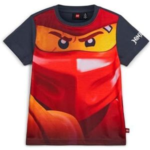 LEGO T-shirt voor jongens, rood, 128 cm