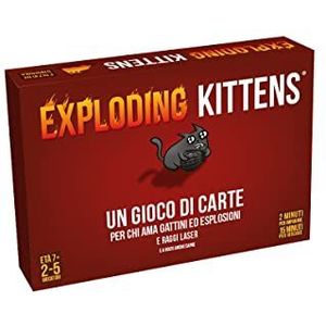 Asmodee - Exploding Kittens - Kaartspel, partyspel, 2-5 spelers, 7+ jaar, editie in het Italiaans