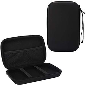 MoKo 7-Inch GPS Carrying Case, Portable Shockproof EVA Hard Shell Protective Pouch Travel Storage Bag for Car GPS Navigator Garmin/Tomtom/Magellan Devices with 7"" Display - Black