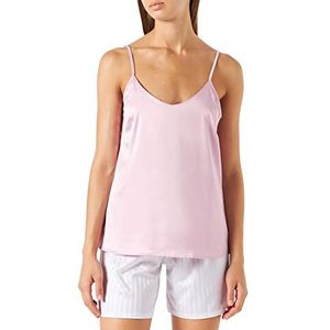 Schiesser Dames Mix & Relax Lounge Spaghettitop Slaappak Top, rood (pink 504), 46