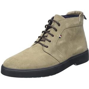 Tommy Hilfiger Heren Classic Hilfiger Suede Lace Boot Mode, Nomad, 46 EU