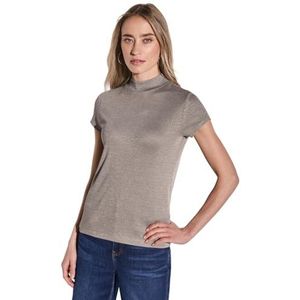 Shirt met glitterstrepen, Vintage Stone, 40