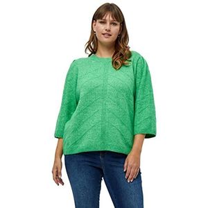 Peppercorn Lenore 3/4 mouw Pullover Curve | Groene truien voor dames UK | Lente dames truien | Maat 20