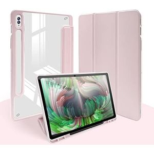 Beschermhoes compatibel met iPad Mini 5 2019 / iPad Mini 4 7,9 inch - [Geïntegreerde penhouder] stootvaste afdekking met transparante en harde achterkant