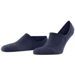 FALKE Unisex enkelsokken Keep Warm U IN wol onzichtbaar effen 1 paar, blauw (Ocean Melange 6776), 42-43, blauw (Ocean Melange 6776), 42/43 EU