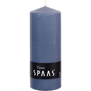 SPAAS Cilinderkaars 80/200 mm, ± 100 uur, geurloos - grijsblauw