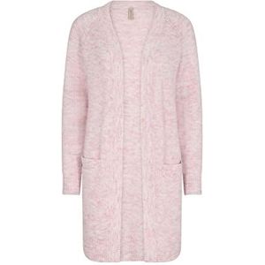 SOYACONCEPT Dames SC-Jackie 2 gebreide jas voor dames, roze melange, X-Small, roze (rose melange), XS