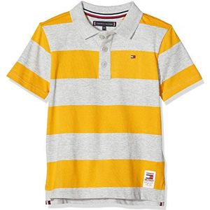 Tommy Hilfiger Jongens Wide Stripe Polo S/S Poloshirt, grijs (Grey 0cs), 74 cm