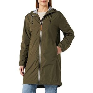 Camel Active Womenswear Dames 310500/1R26 Coat, donker kaki, 34, khaki (dark khaki), 34