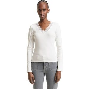 TOM TAILOR Denim T-shirt met lange mouwen voor dames