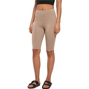 Urban Classics Dames Dames Dames Organic Stretch Jersey Cycle Yoga Shorts Soft Taupe, S