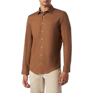 Seidensticker Heren 653760 Hemd, Bruin, 38