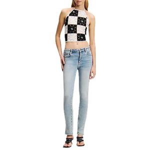 Karl Lagerfeld - KLJ High Rise Skinny Denim - Jeans - Fel Blauw - Skinny Leg