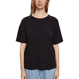 ESPRIT Dames 072EE1K336 T-shirt, 001/BLACK, S