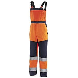 teXXor 4335-98 waarschuwingsbeschermings-tuinbroek""Buffalo"", maat 98, Warnorange/Marineblauw