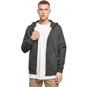 Build Your Brand - Heavy Sweatshirt - Met Rits - Neutraal - Geborstelde Sweatstof