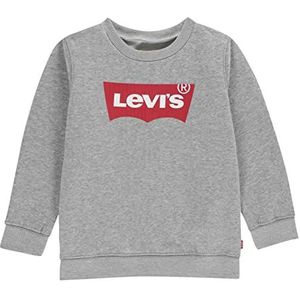 Levi's Kids Batwing Crewneck sweatshirt voor baby's en jongens, grey heather, 18 Maanden
