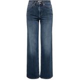 Onlmadison Icon Hw Wide DNM Cro300 Noos, Blue Black Denim., S / 32L