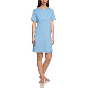 Schiesser Dames nachthemd Bigshirt 1/2 mouw, blauw (lichtblauw 805), 36