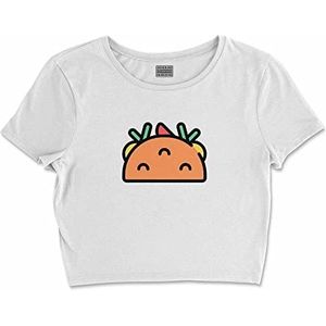 Bona Basics, Digitaal bedrukt, basic T-shirt voor dames,%100 katoen, wit, casual, damestops, maat: XL, Wit, XL