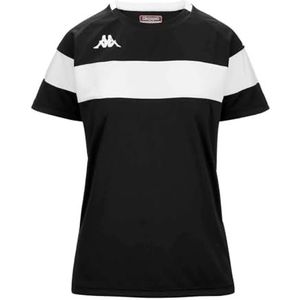 Kappa Dareta T-shirt zwart/wit XXL