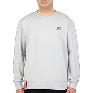 Alpha Industries Basis Klein Logo Sweatshirt voor Mannen Pastel Grey