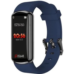 Seven S.P. A. Smartwatch Seven – polshorloge voor dames en heren, waterdicht, IP68, stappenteller, hartslagmeter, slaapmonitor, oproep- en oproepmeldingen, GPS-apparaat, Eén maat