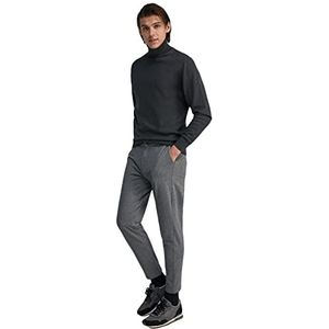 Springfield Chinese broek slim fit aantrekker, donkergrijs, regular voor heren, Donkergrijs, 40
