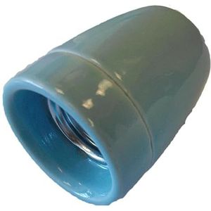 Lamphouder van keramiek, vintage, blauw