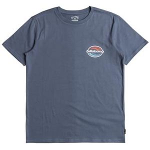 Billabong Walled - T-shirt voor jongens van 8-16, blauw (slate blue), 8 jaar