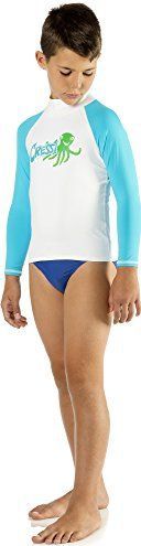 Cressi - Rash Guard Long Jr - T-shirt - Beschermend - Zwart